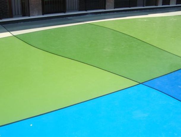 Pavimentos decorativos con logos y anagramas